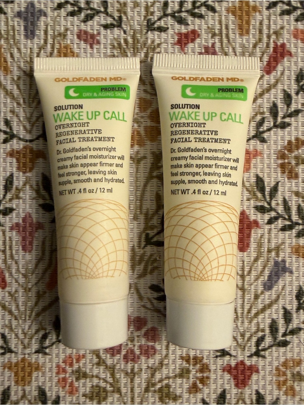 Goldfaden MD Wake Up Call Overnight Treatment - TWO Travel Size 12 ml Tubes